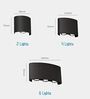 Rainproof 4 Watts 4 Way Warm White LED Outdoor Wall Light