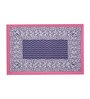 Pink Traditional 160 TC Cotton 1 Double Bedsheet with 2 Pillow Covers