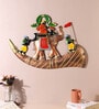 (1Pc) Multicolor Metal Rajasthani Baraat Wall Decor For Living Room