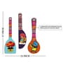 Set of 3  Rajasthani Character Wooden Spoon Wall Hanging