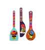 Rajasthani Culture Kitchen Decorative Wooden Wall Hanging (Set of 3)