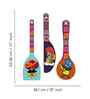 Rajasthani Culture Kitchen Decorative Wooden Wall Hanging (Set of 3)