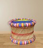 Ethnic Damroo Stool in Multi Colour