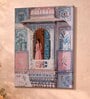 Rajasthani Jharokha Stretched Canvas Painting