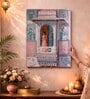 Rajasthani Jharokha Stretched Canvas Painting