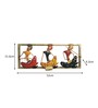 Rajasthani Musicians Multicolour Iron Wall Art