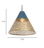 Onyx Ralph Blue Iron Hanging Light