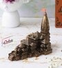 Ram Mandir Ayodhya Gold Polyresin Religious Temple