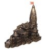 Ram Mandir Ayodhya Gold Polyresin Religious Temple