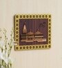 Ram Mandir Ayodhya Multicolour MDF Wall Hanging