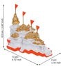 Ram Mandir Ayodhya White Polyresin Religious Temple