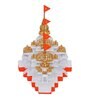 Ram Mandir Ayodhya White Polyresin Religious Temple