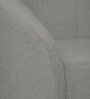Ramee Boucle Fabric 1 Seater Sofa in  Grey Colour