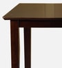 Ramen Solid Wood 6 Seater Dining Set in Cappuccino Finish with Bench