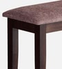 Ramen Solid Wood 6 Seater Dining Set in Cappuccino Finish with Bench