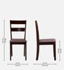Ramen Solid Wood 6 Seater Dining Set in Cappuccino Finish with Bench