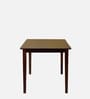 Ramen Solid Wood 6 Seater Dining Set in Cappuccino Finish with Bench