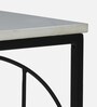 Ramirez Metallic Coffee Table With White Porcelain Top