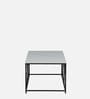 Ramirez Metallic Coffee Table With White Porcelain Top