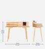 Ramiro Solid Wood Writing Table In Natural Finish