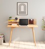 Ramiro Solid Wood Writing Table In Natural Finish