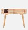 Ramiro Solid Wood Writing Table In Natural Finish