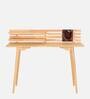 Ramiro Solid Wood Writing Table In Natural Finish