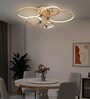 Ramon 200W | 116 Cm | Google & Alexa | Height Adjustable | 3 Light Mode | Modern LED Ceiling Chandelier for Living Room, Dining, Bedroom, Hall, Kitchen, Office,Luxury Decorative Lighting