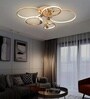 Ramon 200W | 116 Cm | Google & Alexa | Height Adjustable | 3 Light Mode | Modern LED Ceiling Chandelier for Living Room, Dining, Bedroom, Hall, Kitchen, Office,Luxury Decorative Lighting