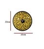 Ramona Engineered Wood Yellow Wall Clock