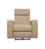 Ramp Recliner Sofa Fabric In Beige Color
