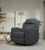 Ramp Recliner Sofa Fabric In Black Color