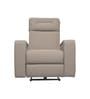 Ramp Recliner Sofa Fabric In Brown Color