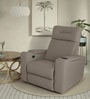 Ramp Recliner Sofa Fabric In Brown Color