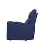 Ramp Recliner Sofa Fabric In Coffee Brown Color