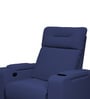 Ramp Recliner Sofa Fabric In Coffee Brown Color