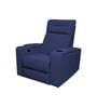 Ramp Recliner Sofa Fabric In Coffee Brown Color