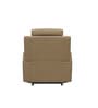 Ramp Recliner Sofa Fabric In Dark Grey Color