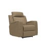 Ramp Recliner Sofa Fabric In Dark Grey Color