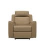 Ramp Recliner Sofa Fabric In Dark Grey Color