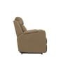 Ramp Recliner Sofa Fabric In Dark Grey Color