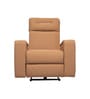 Ramp Recliner Sofa Fabric In Light Grey Color