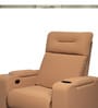 Ramp Recliner Sofa Fabric In Light Grey Color