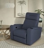 Ramp Recliner Sofa Fabric In Navy Blue Color