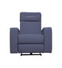 Ramp Recliner Sofa Fabric In Navy Blue Color