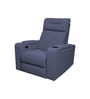 Ramp Recliner Sofa Fabric In Navy Blue Color