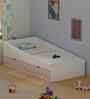 Ramp Up Single Bed in White and Rainbow Theme