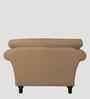 Rana Fabric 1 Seater Sofa in Copper Brown Color