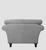 Rana Fabric 1 Seater Sofa in Dim Grey Color