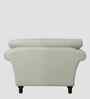 Rana Fabric 1 Seater Sofa in Pearl White Color